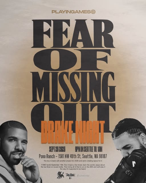 Flyer for Drake Night at Pono Ranch