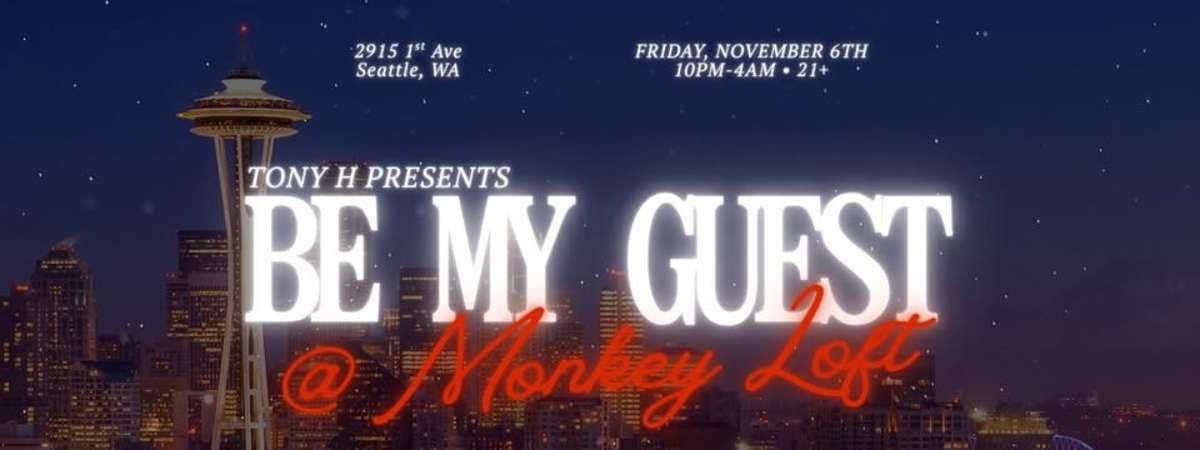 Flyer for Tony H Presents at Monkey Loft