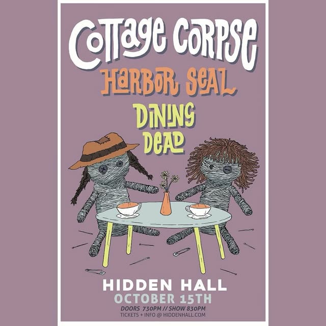 Flyer for Cottage Corpse at Hidden Hall