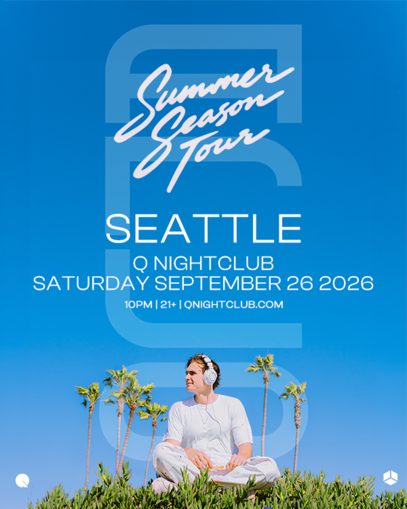 Flyer for Summer Season Tour at Q Nightclub