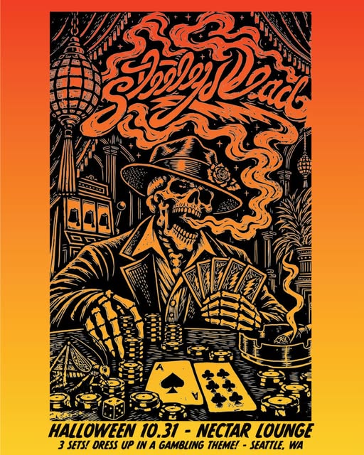 Flyer for Spooky L.A.C. at Nectar Lounge