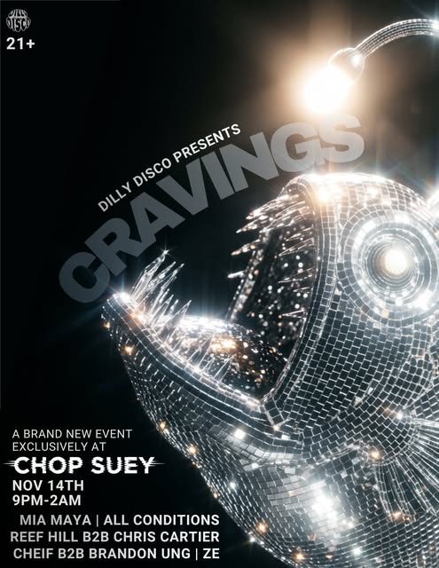 Flyer for Drawings at Chop Suey