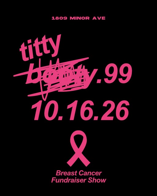 Flyer for Titty.99 at Timbre Room