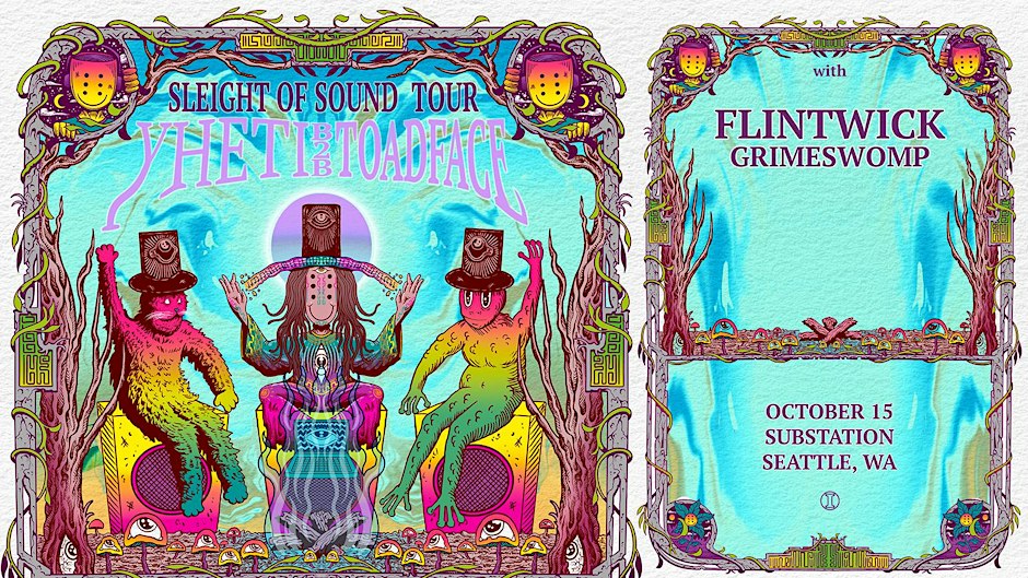 Flyer for Sleight of Sound Tour at Substation