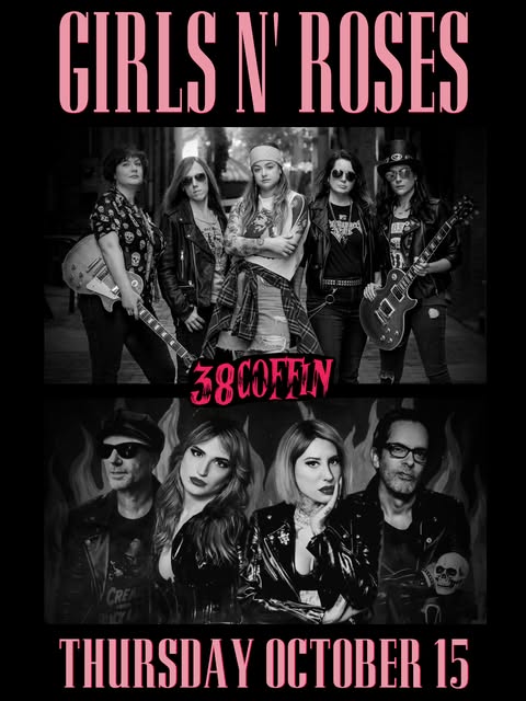 Flyer for Girls N' Roses at Nectar Lounge