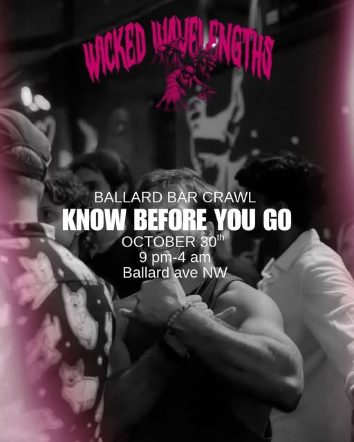 Flyer for EDM Bar Crawl