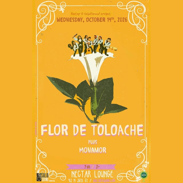 Flyer for Flor de Toloache at Nectar Lounge