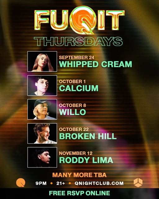 Flyer for FUQIT at Q