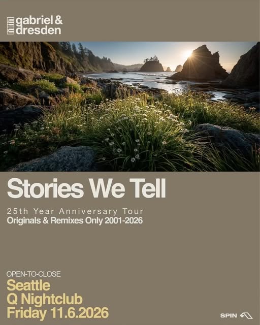 Flyer for Stories We Tell at Q Nightclub
