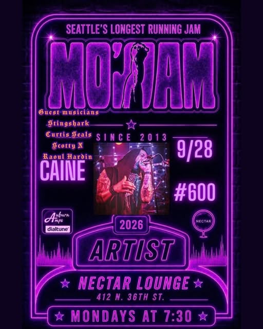 Flyer for Mo'Jam at Nectar Lounge
